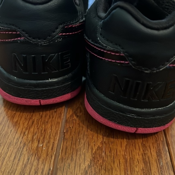 Nike | Toddler Black & Pink Sneakers Lace Ups Athletic Size 5C - Picture 5 of 7